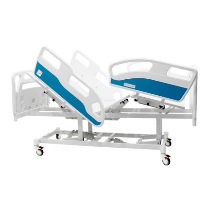 Cama Hospitalar Motorizada Com 8 Movimentos Grades em ABS