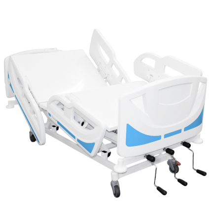 Cama Hospitalar Manual 5 Movimentos Grades Linha Prime